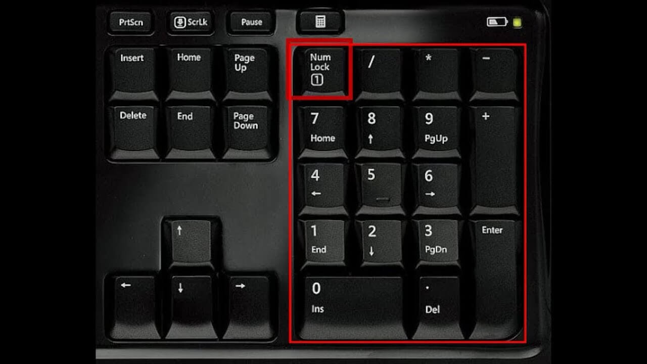 Where Is Num Lock On Keyboard