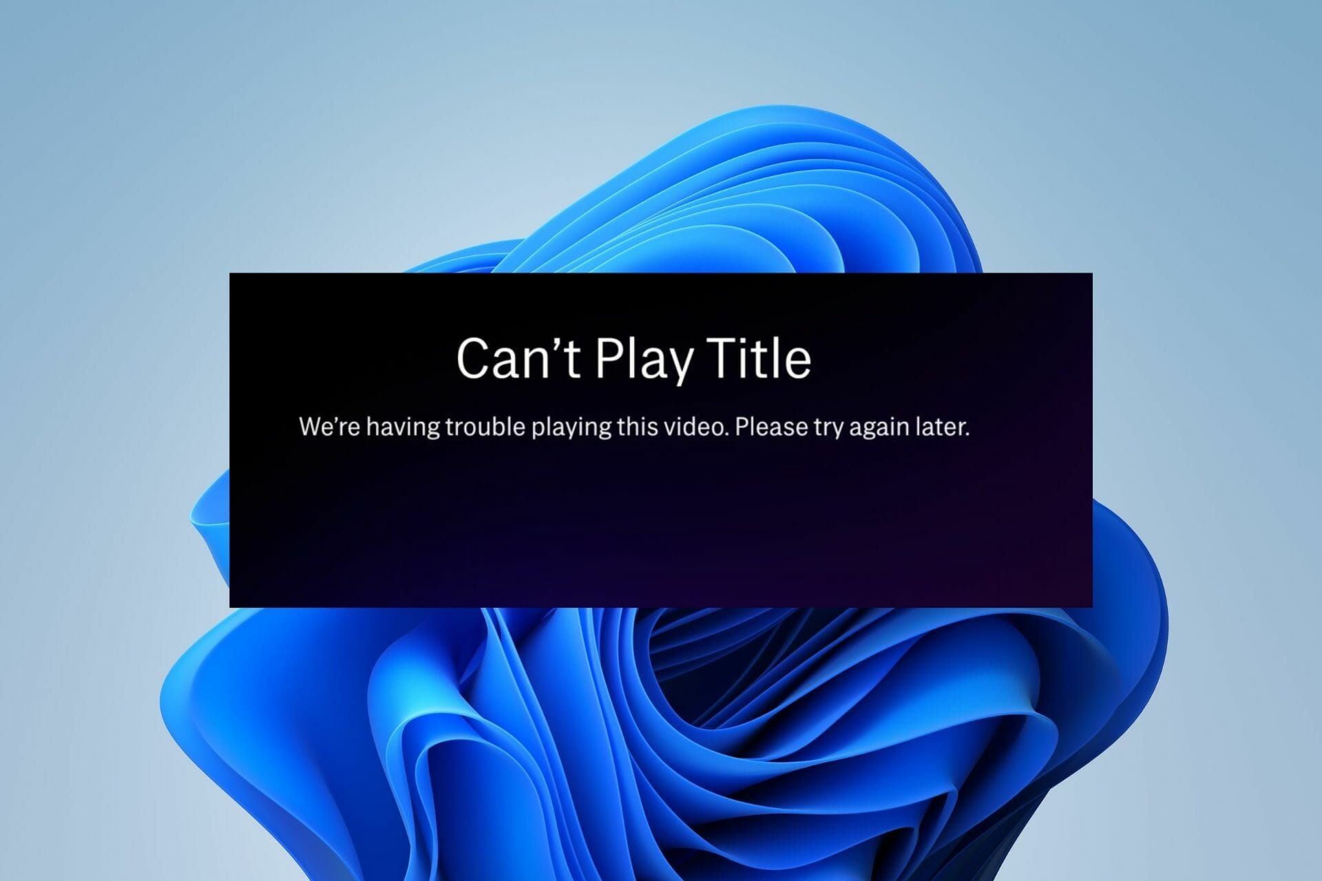 Why Does HBO Max Say Cant Play Title