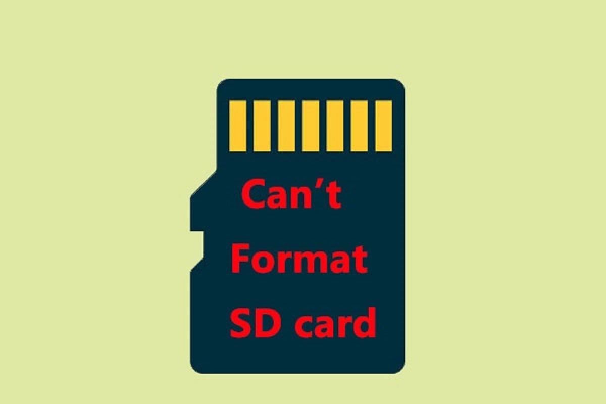 Why Wont My SD Card Format