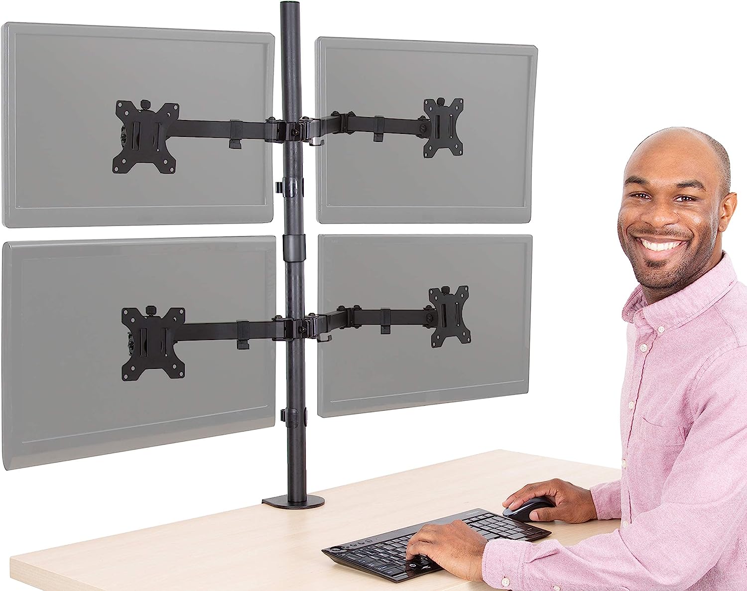 11 Amazing Quad Monitor Stand for 2024