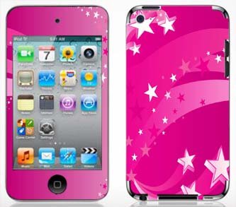 Pink Stars iPod Touch 4G Skin