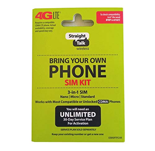 Straight Talk Verizon Bring Your Own Phone Activation Kit