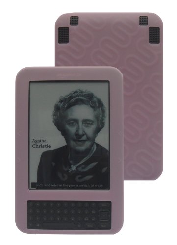 iShoppingdeals Pink Kindle Silicone Skin and Screen Protector