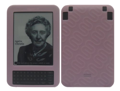iShoppingdeals Kindle 3G Pink Soft Silicone Skin Cover