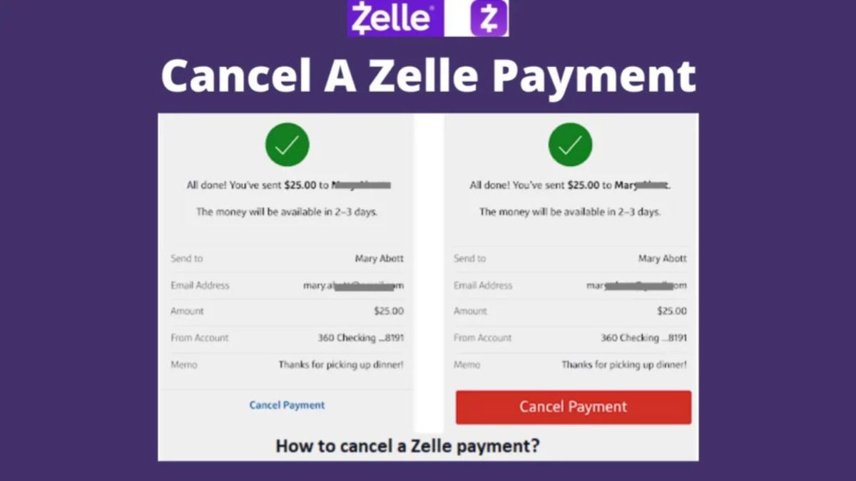 How Can I Cancel Zelle Payment