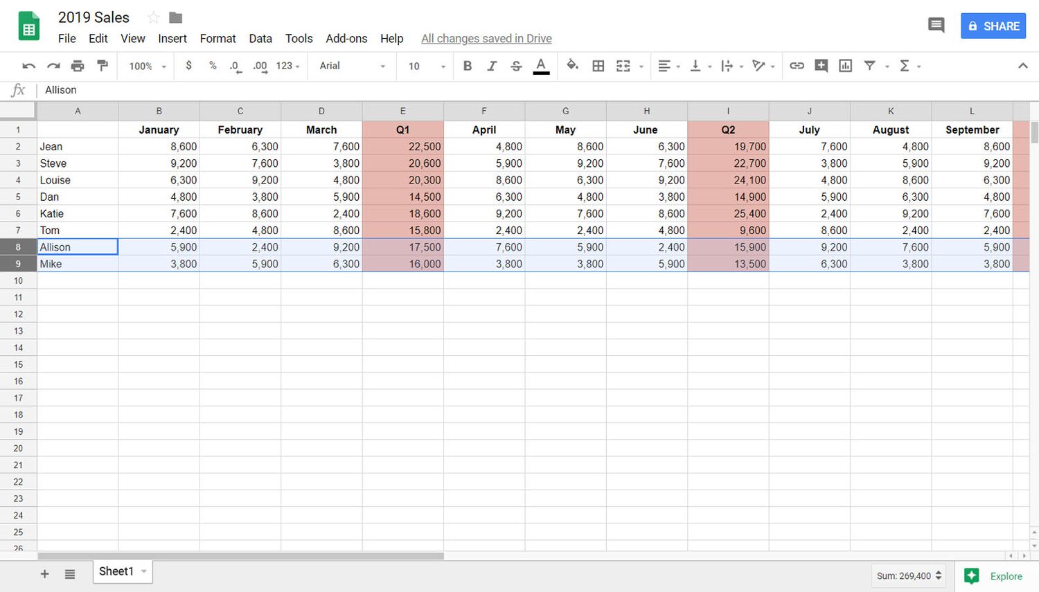 how-do-you-unhide-rows-in-google-sheets
