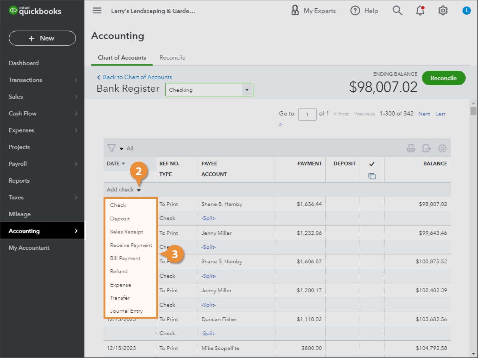How To Add A Transaction In Quickbooks Online