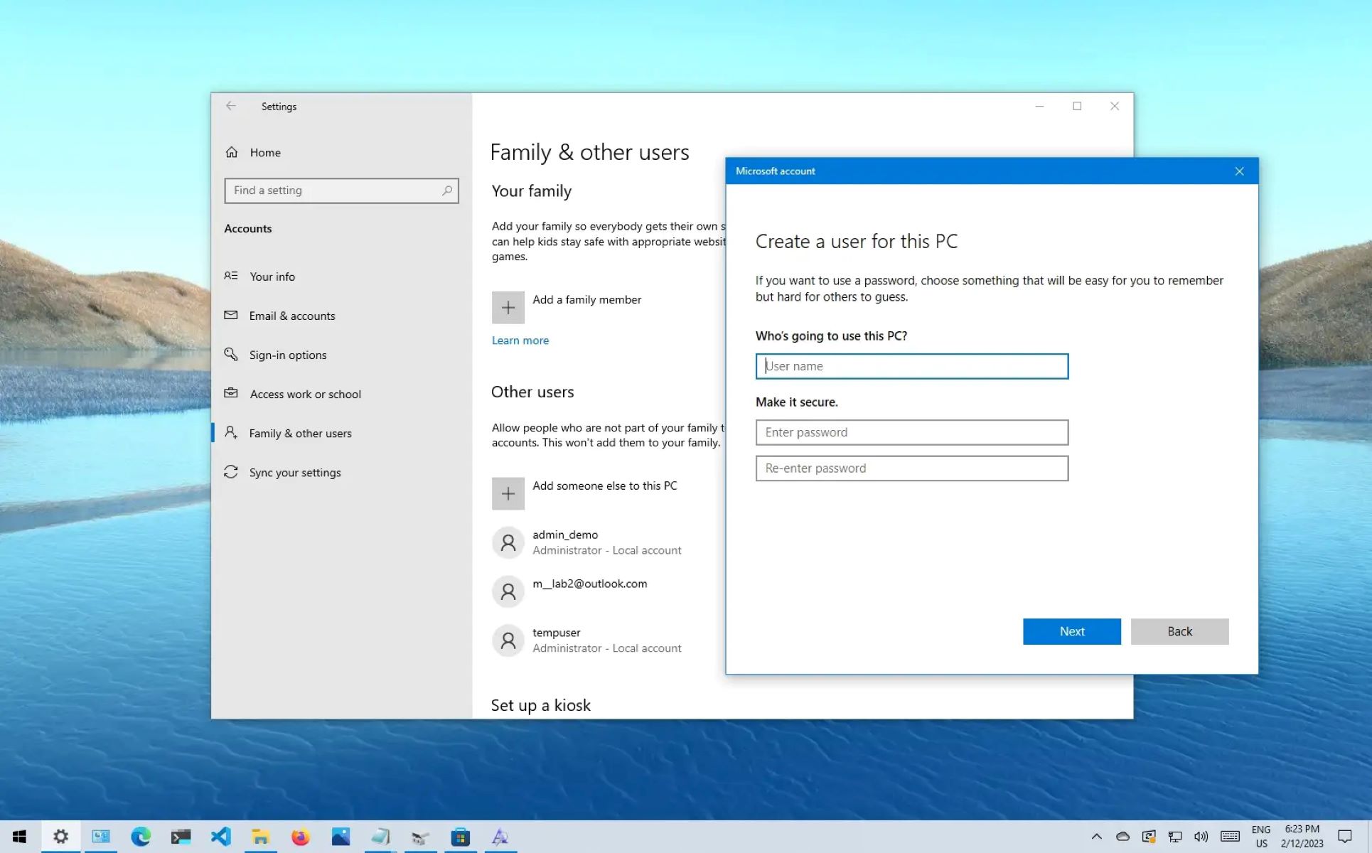 How To Add A User To Windows 10