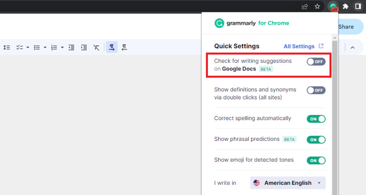 How To Add Grammarly To Google Docs