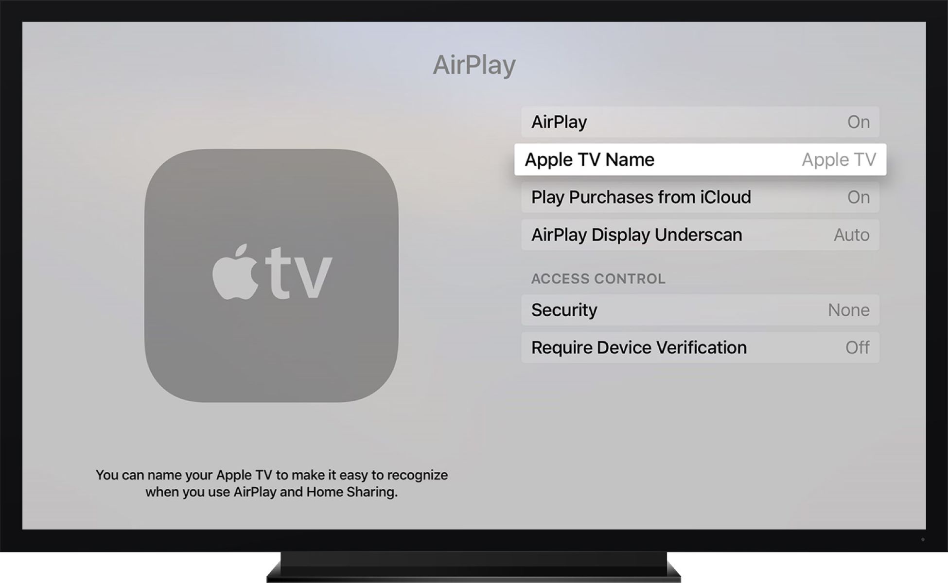 How To Change Apple TV Name