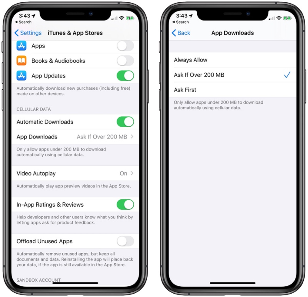 How To Change Download Settings From Wi-Fi To Mobile Data IPhone