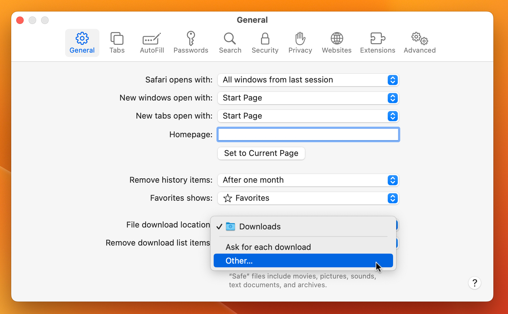 How To Change Download Settings On Mac