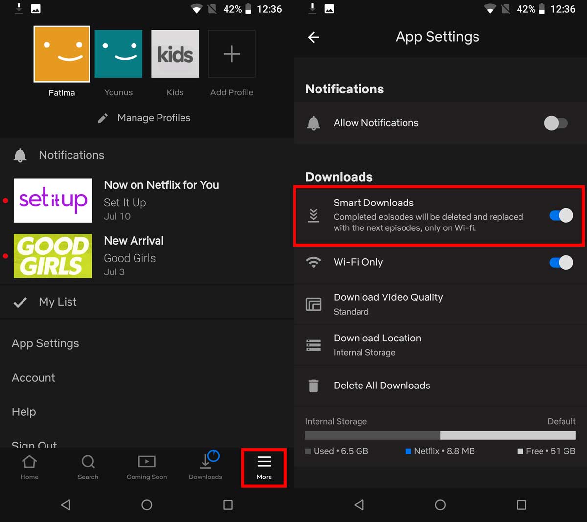 How To Change Netflix Download Settings