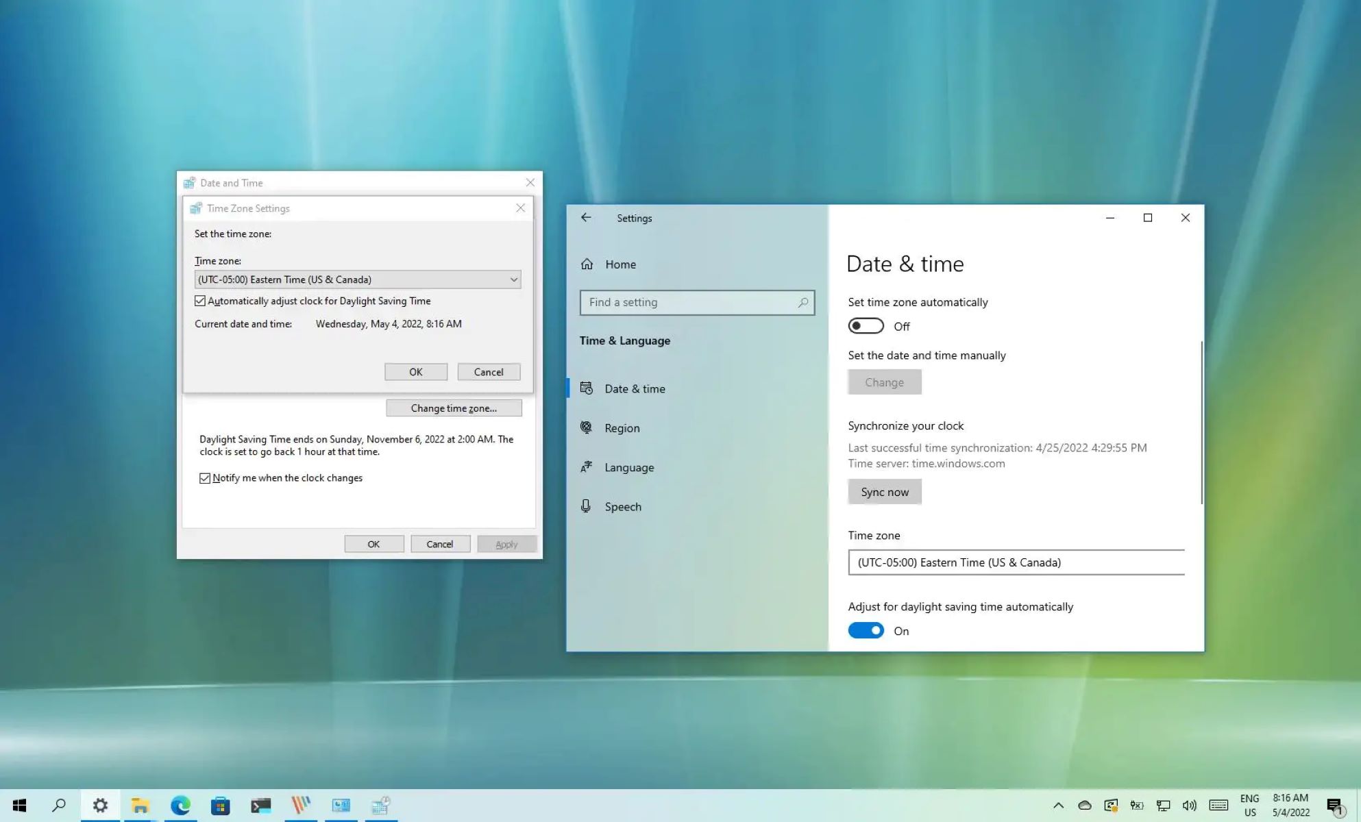 how-to-change-time-zone-on-windows-10