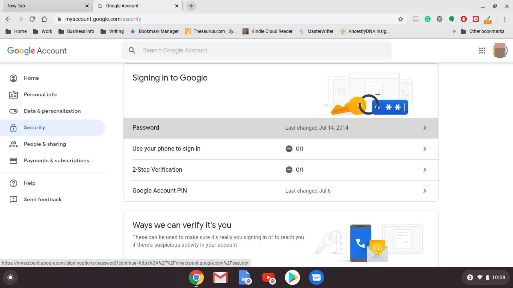 How To Change Your Password On Chromebook