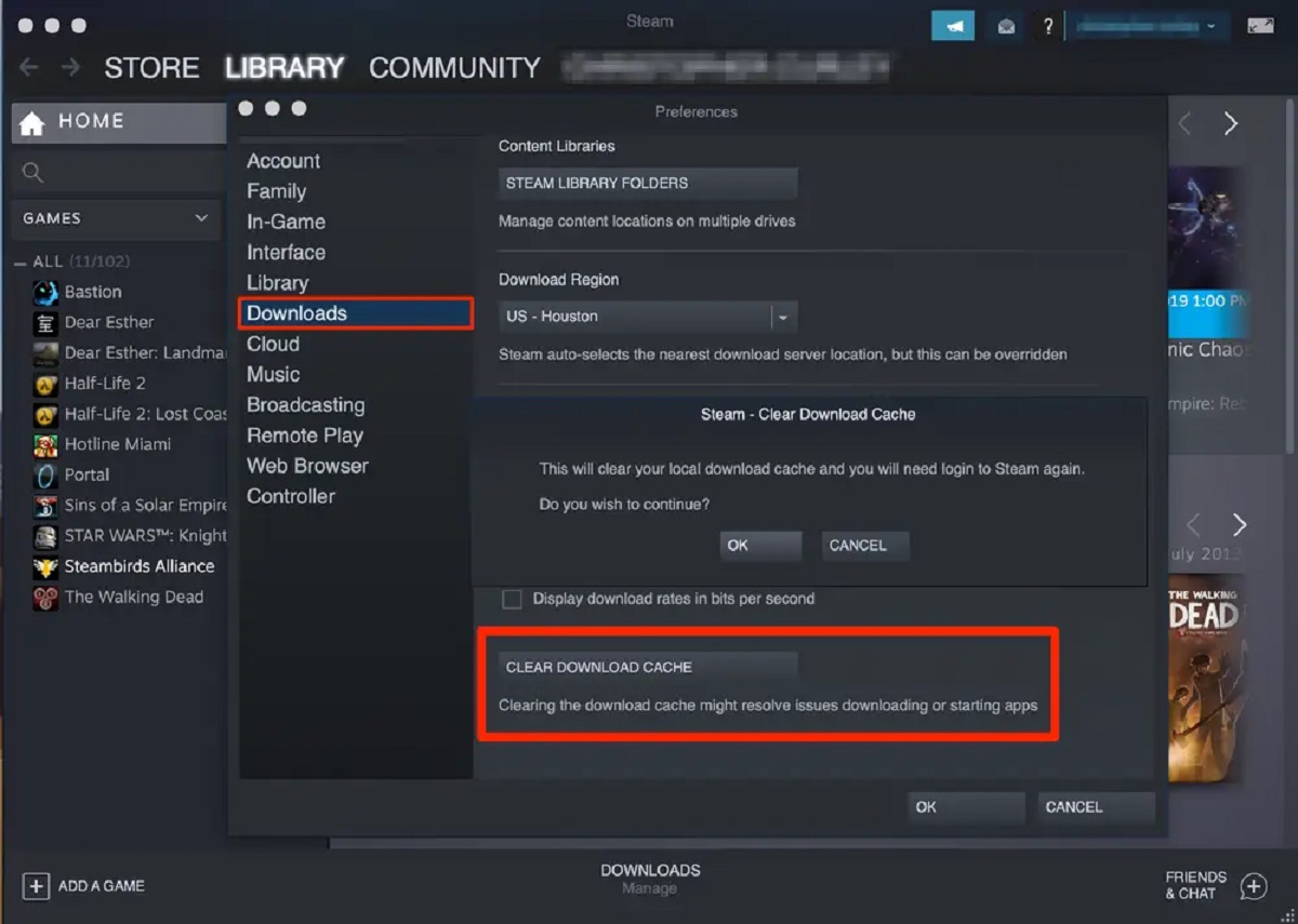 How To Clear Steam Download Cache