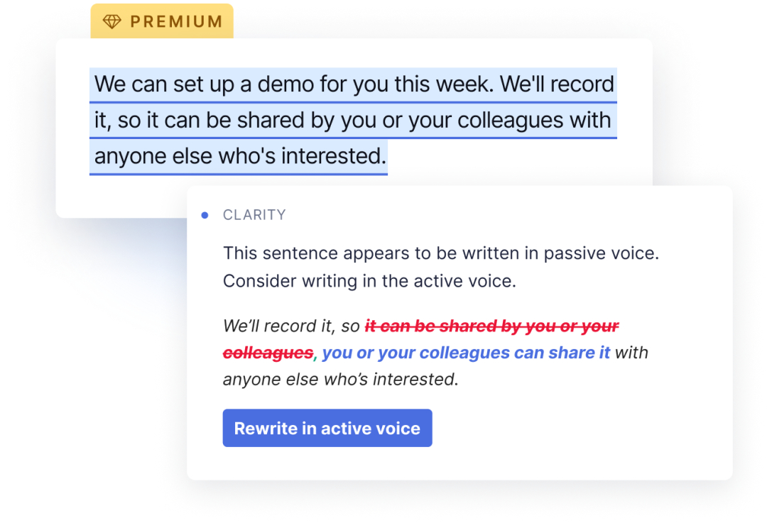 How To Correct Passive Voice Misuse In Grammarly