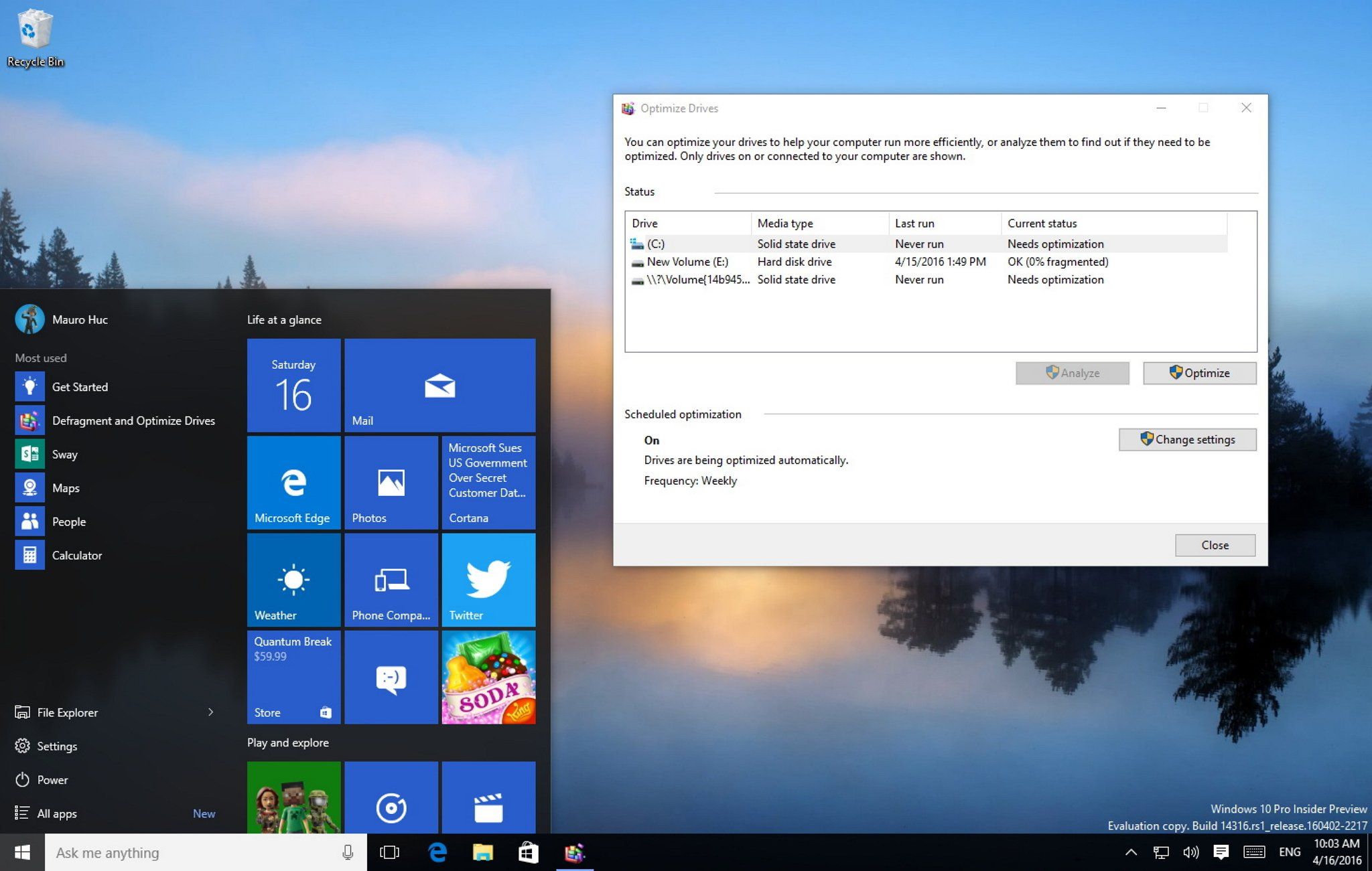 How To Defrag Windows 10