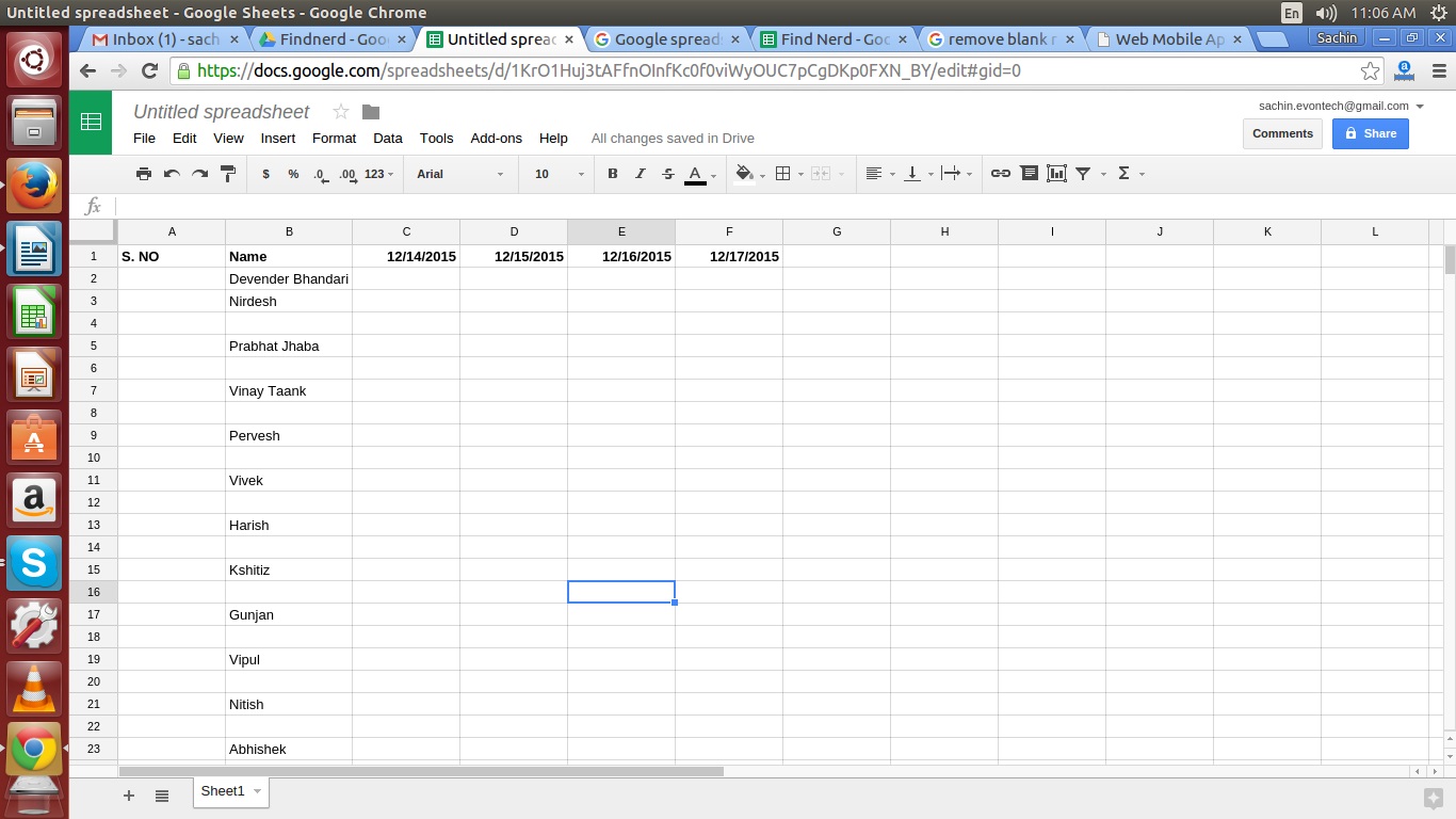 How To Delete Empty Rows In Google Sheets