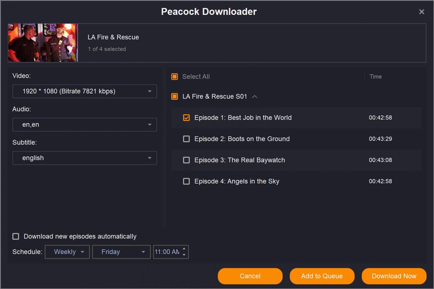 How To Download A Show On Peacock