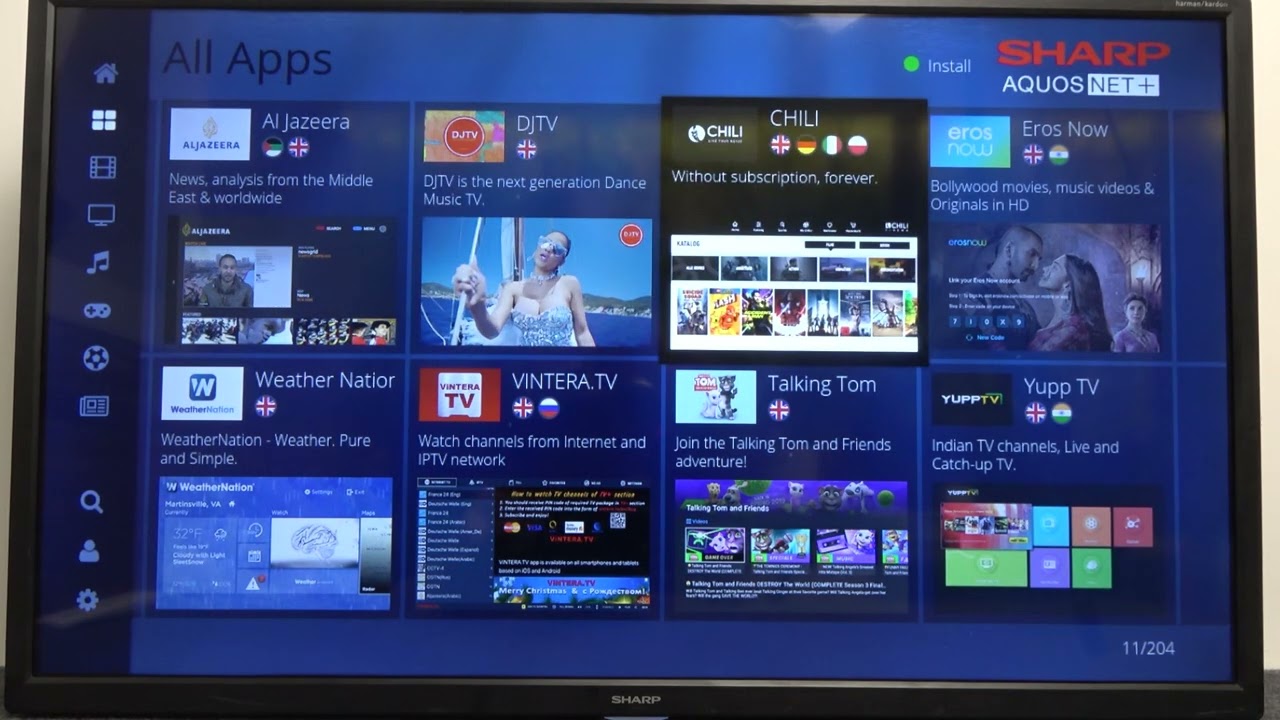 How To Download Apps On A Sharp TV