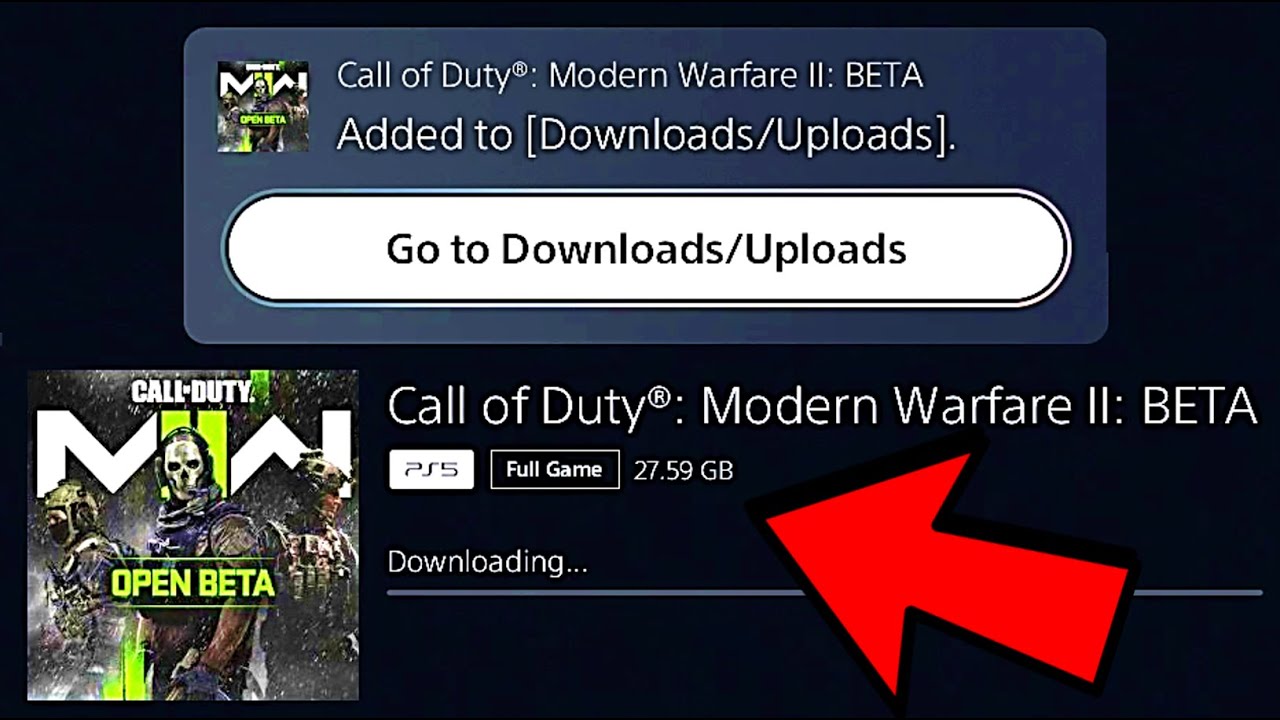 How To Download Cod Beta