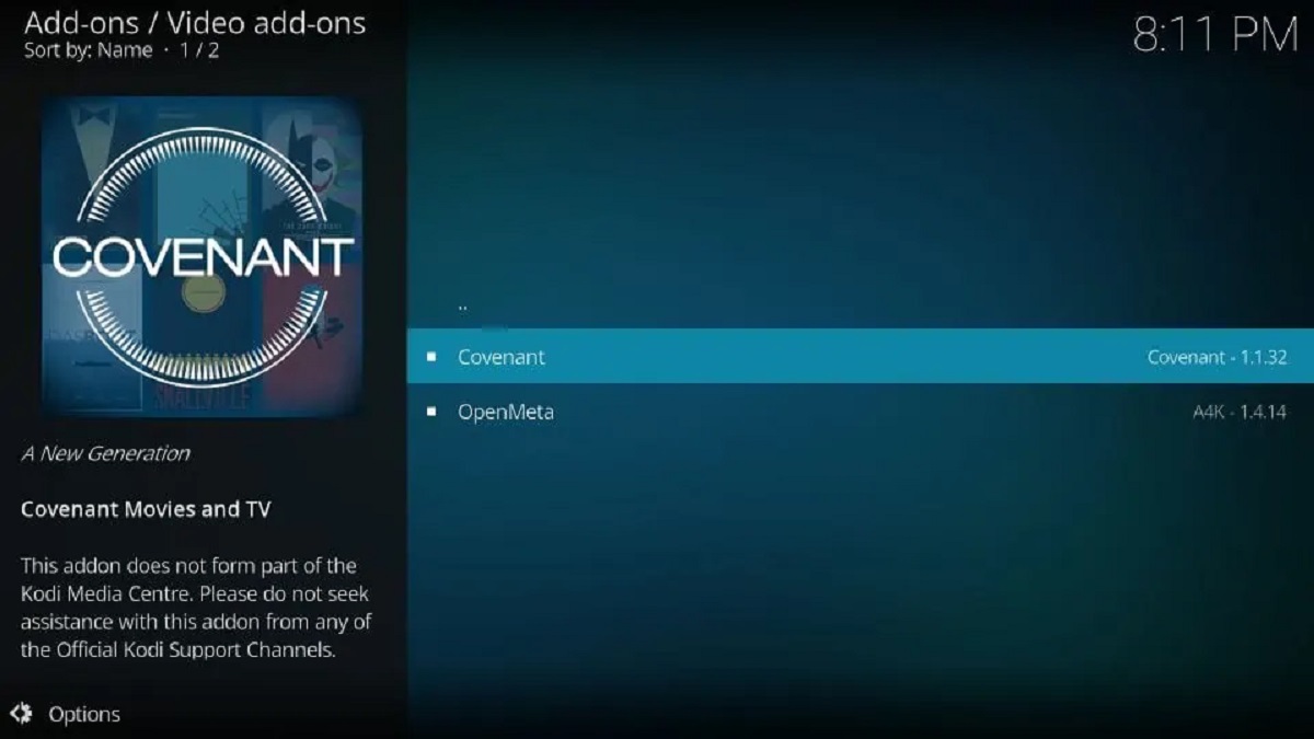 How To Download Covenant For Kodi