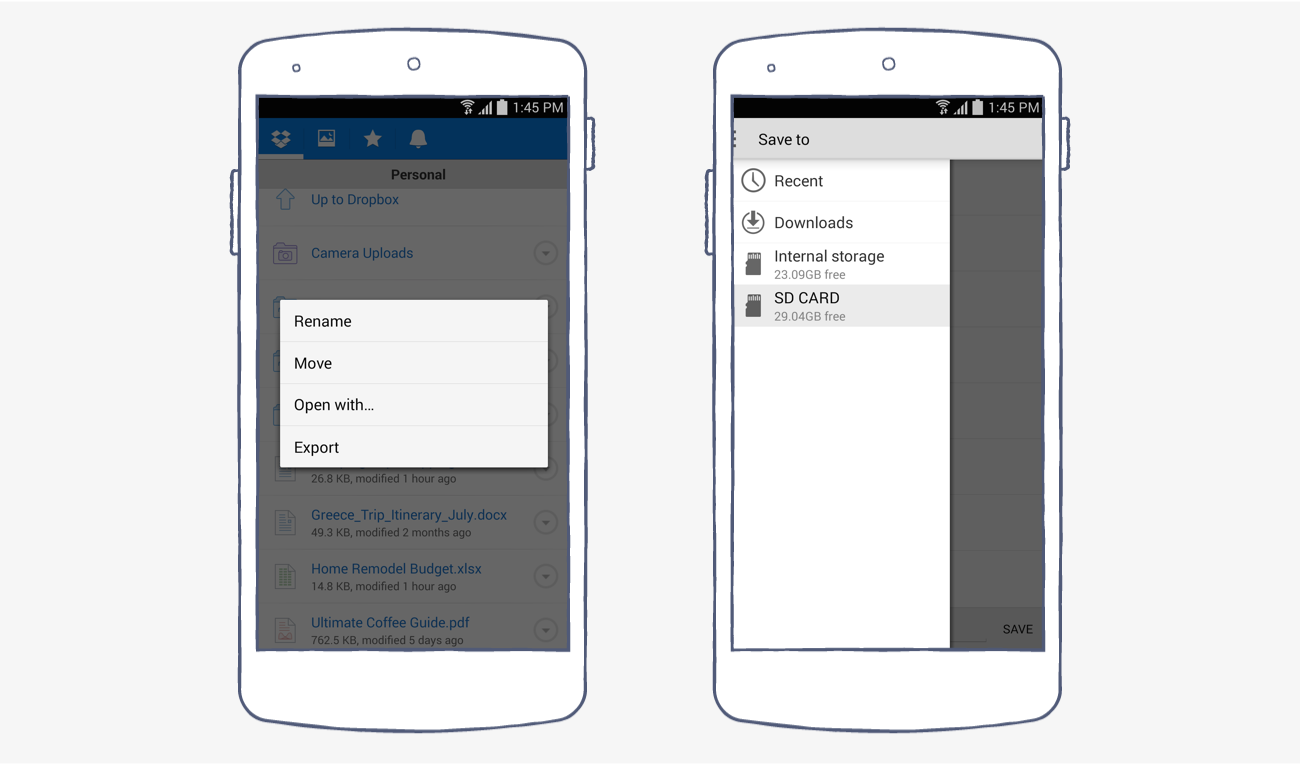 How To Download Files From Dropbox To Android Phone