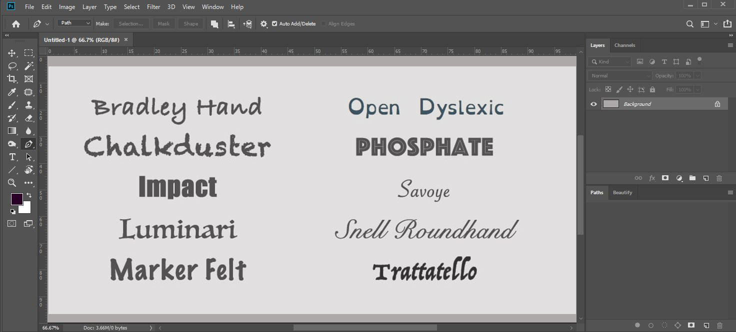 How To Download Font For Photoshop