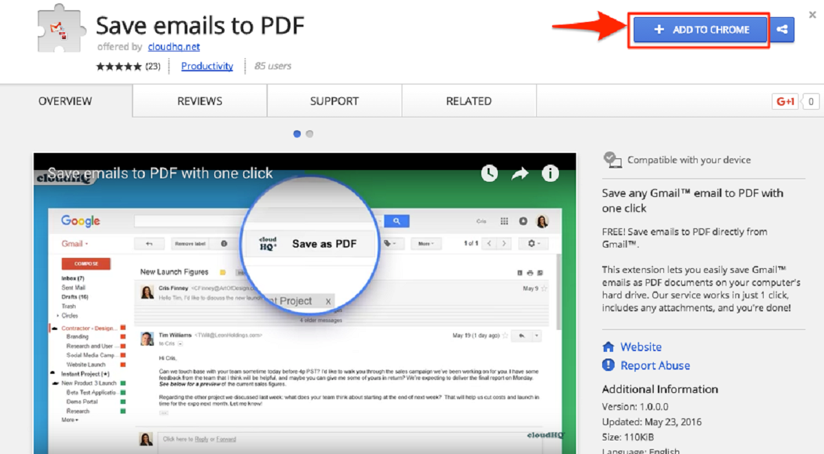 How To Download Gmail Email As PDF