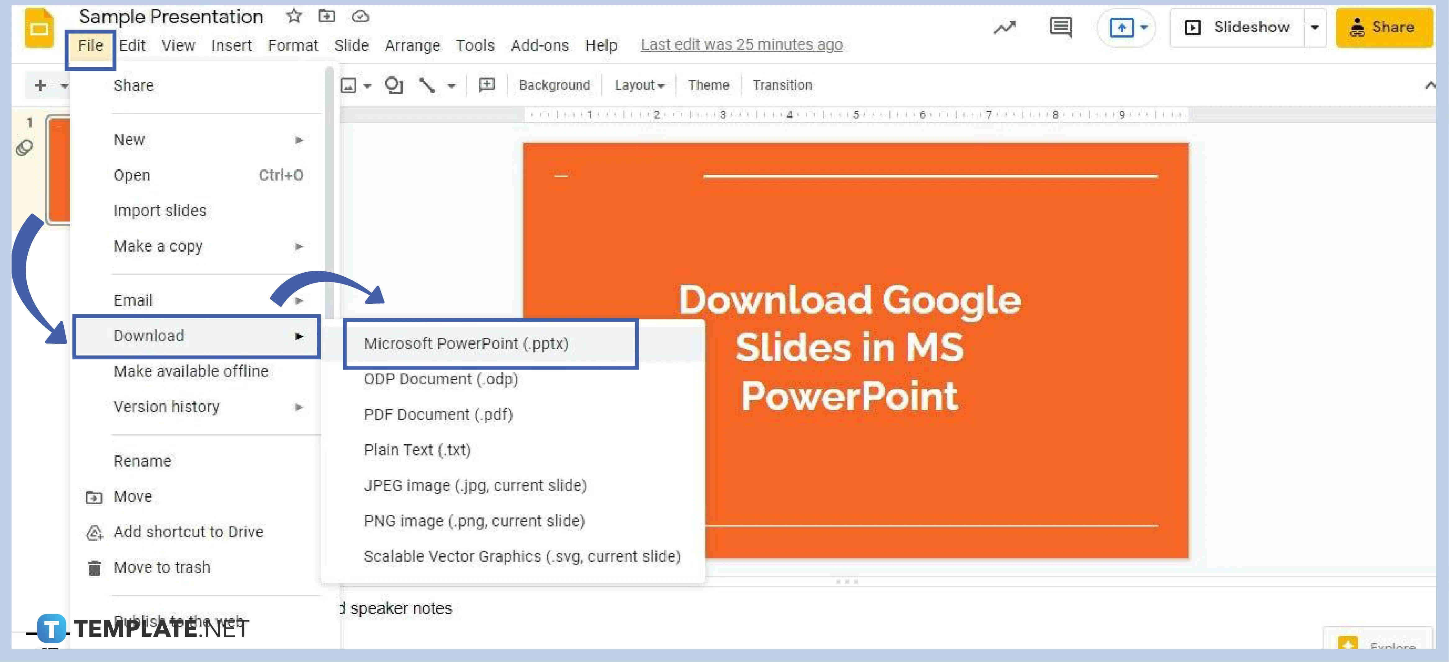 How To Download Google Slides As PPT