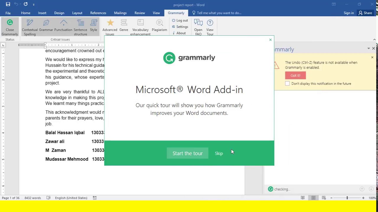 How To Download Grammarly To Word