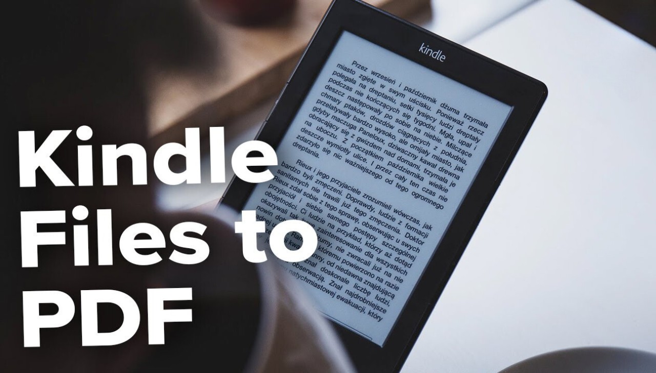 How To Download Kindle Books To PDF