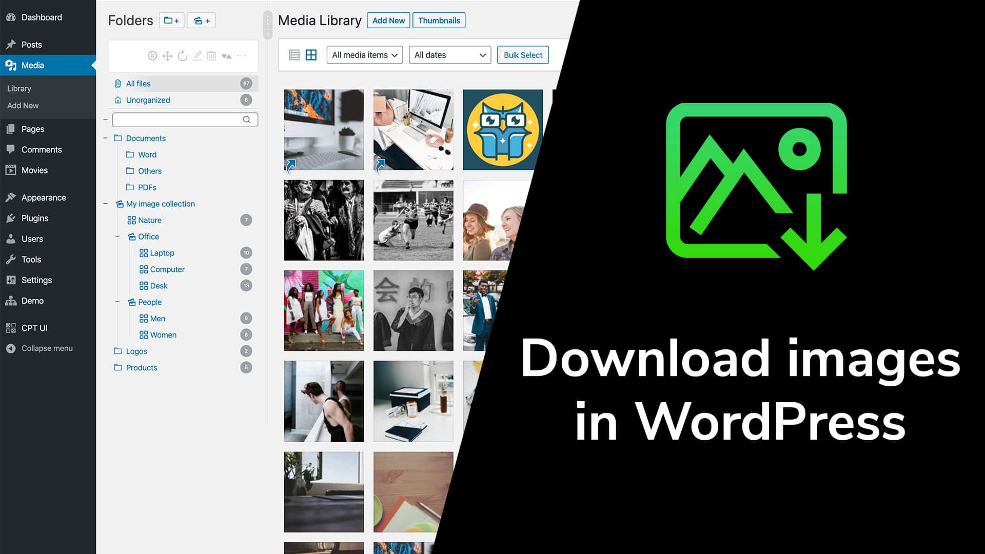 How To Download Media From WordPress