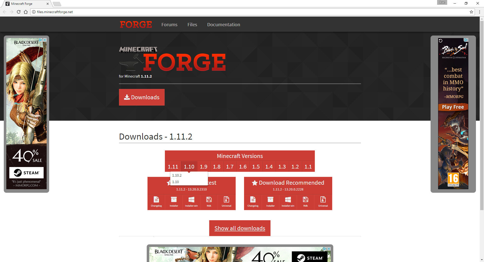 How To Download Minecraft Forge 1.10 2