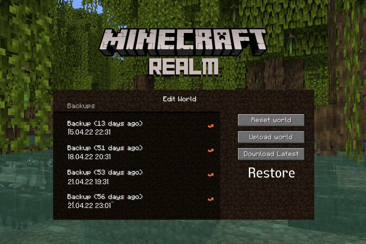How To Download Minecraft Realm World Bedrock