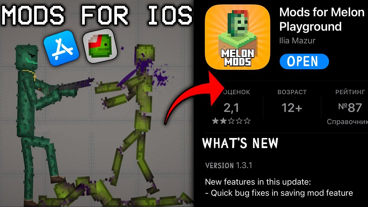 Mod Skins Melon Playground for Android - Free App Download