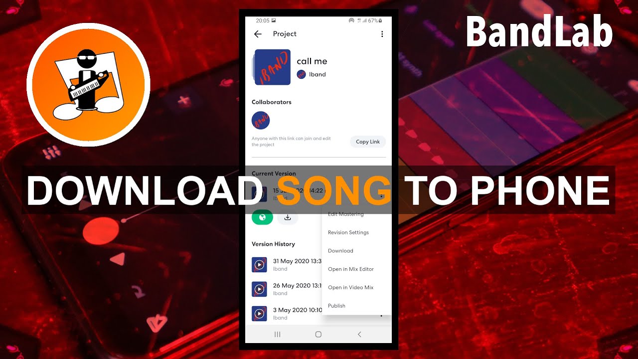how-to-download-music-on-bandlab
