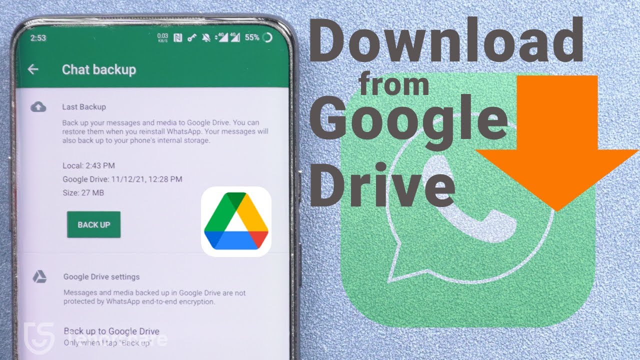 How To Download Phone Backup From Google Drive