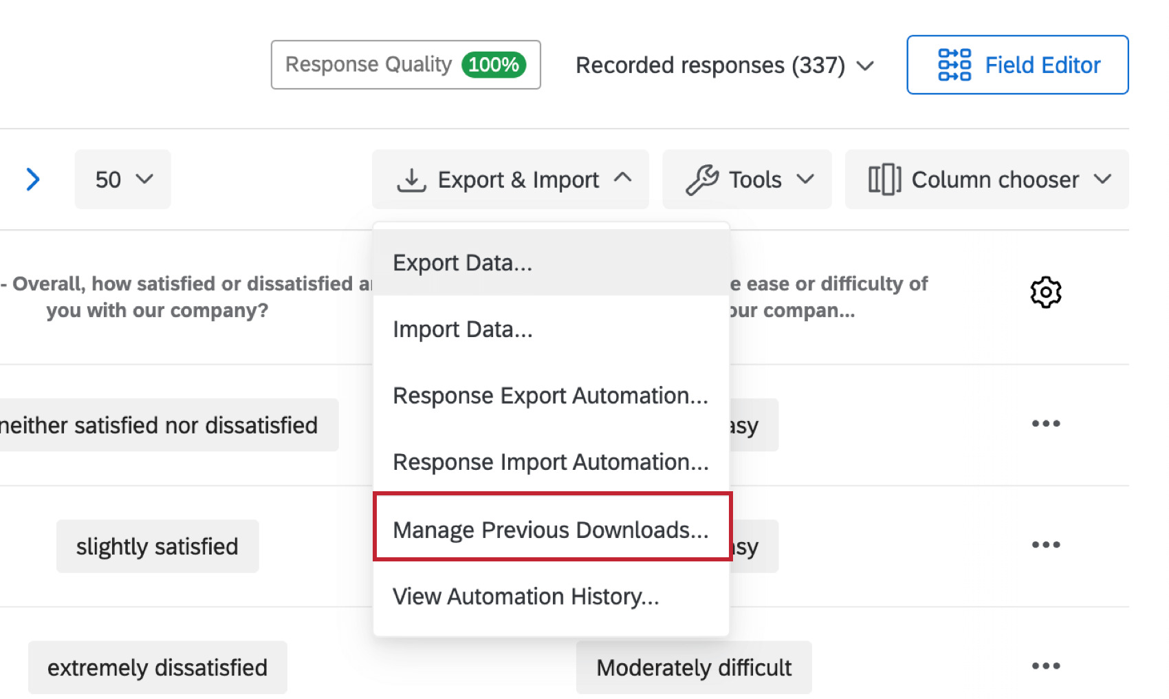 How To Download Qualtrics Survey Responses In Excel