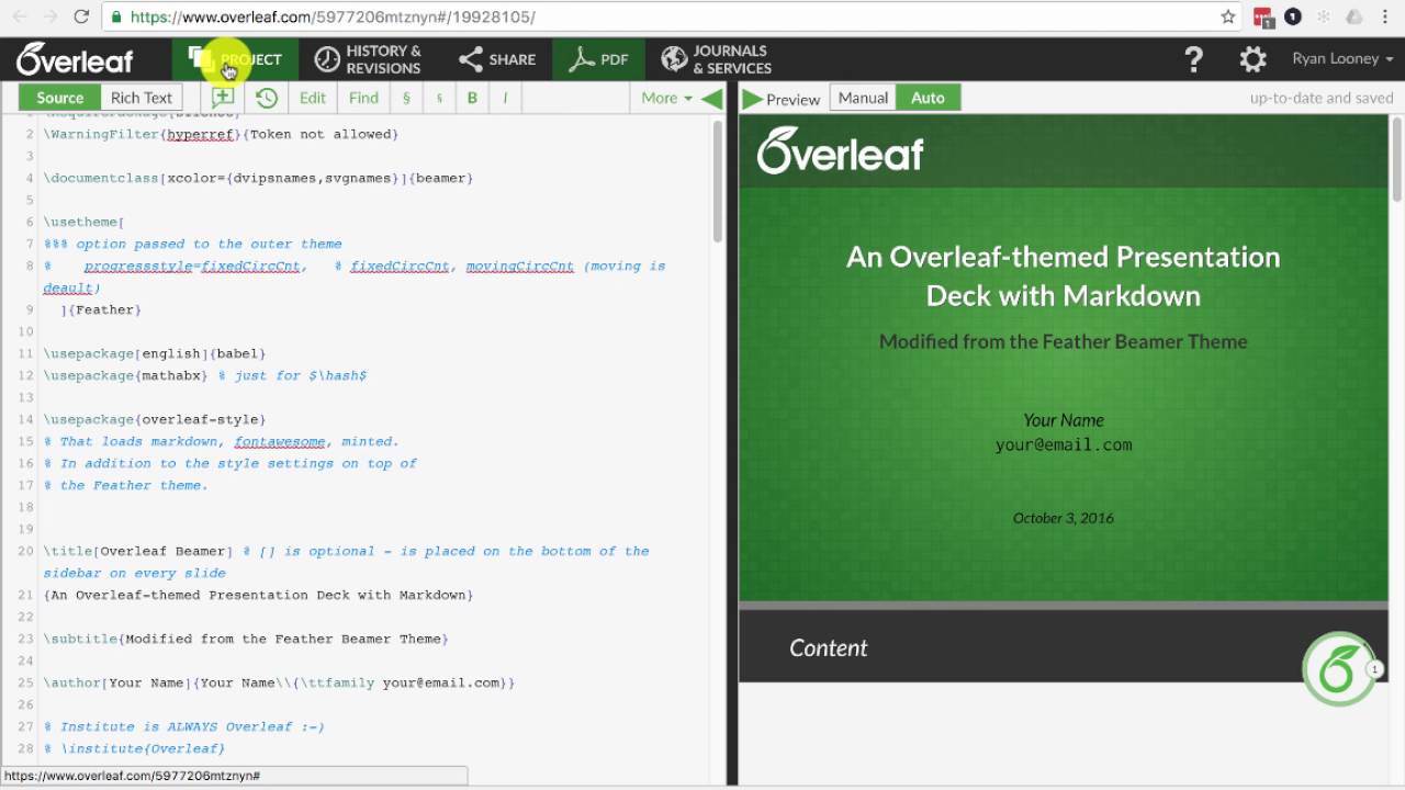How To Download Tex File From Overleaf