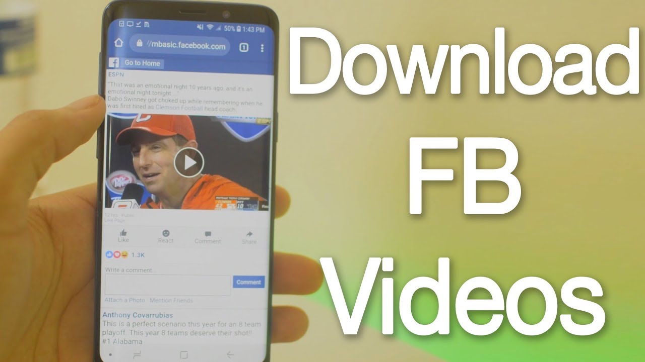 How To Download Video On Facebook