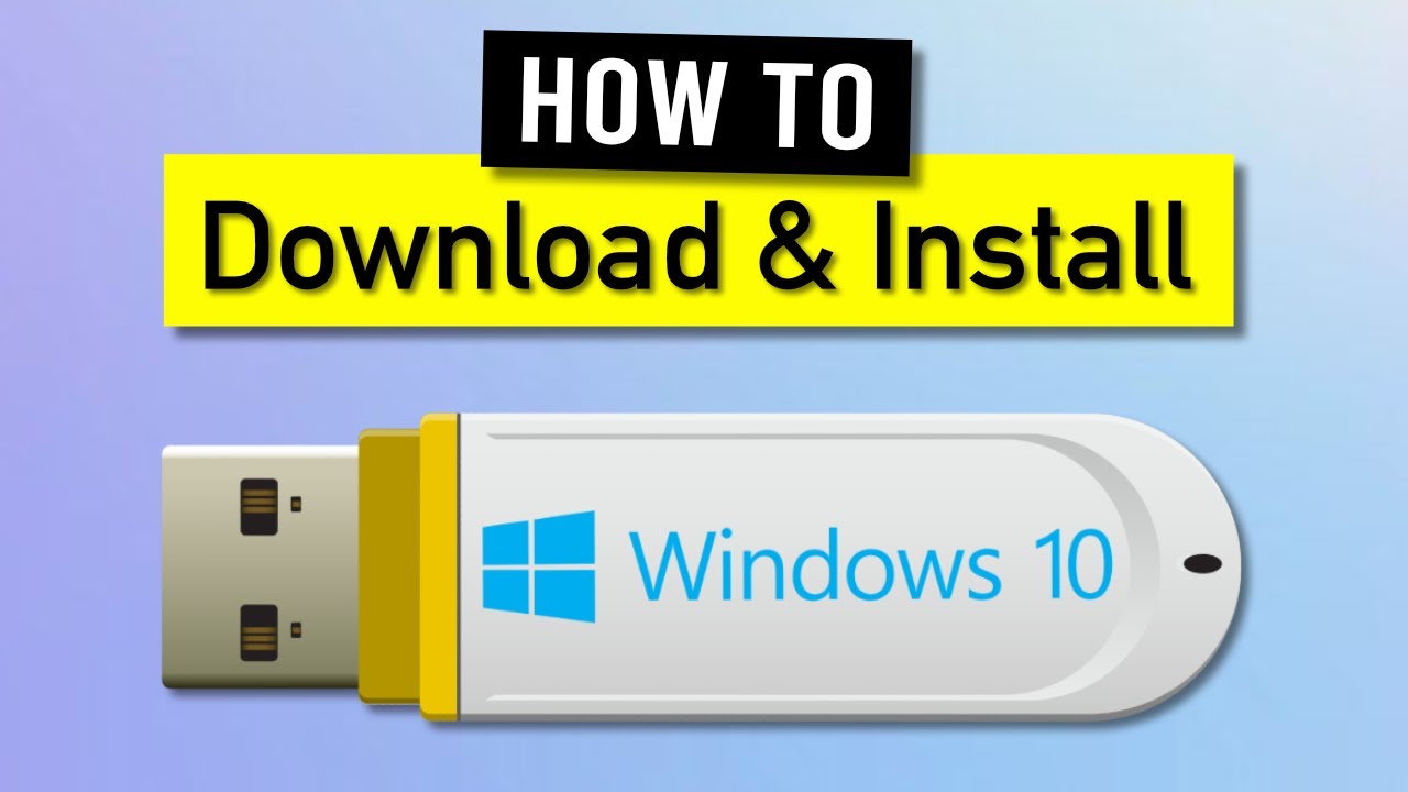 How To Download Windows To A USB