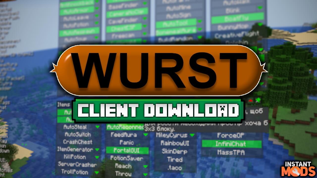 Minecraft 1.19.2 Wurst Hacked Client Downloads 