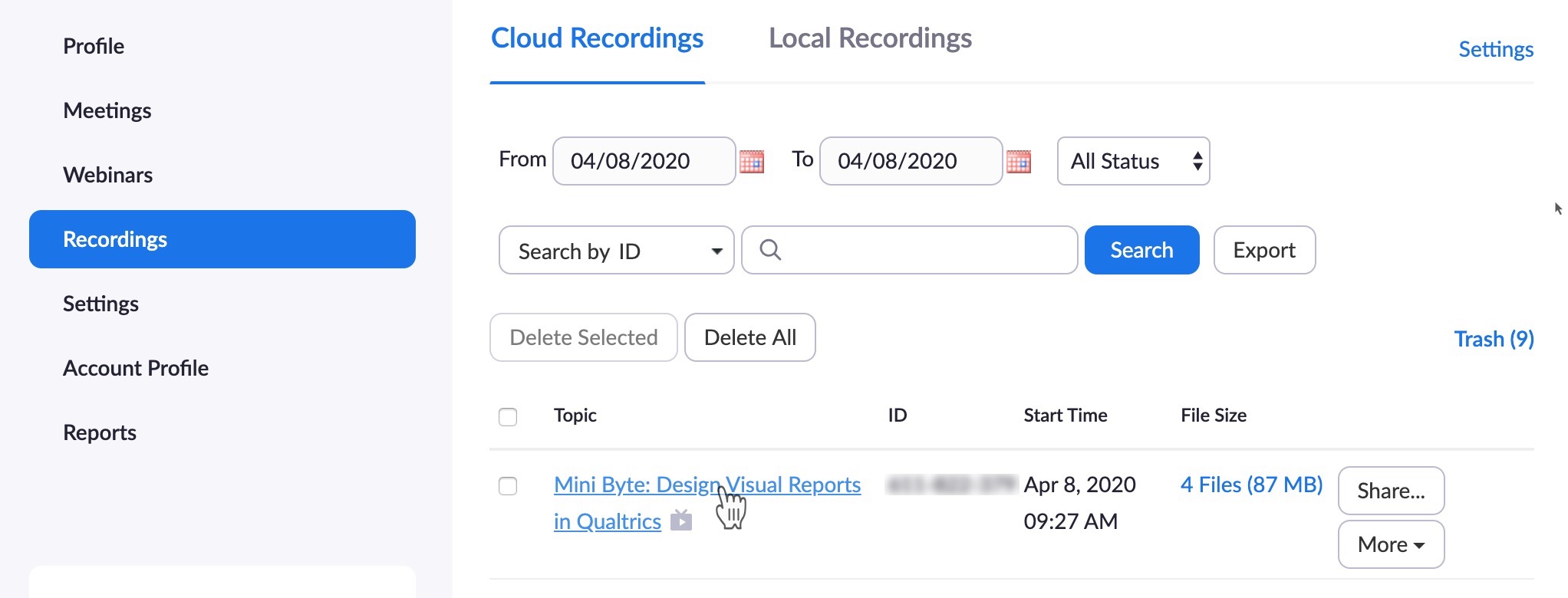 How To Download Zoom Recording From Cloud