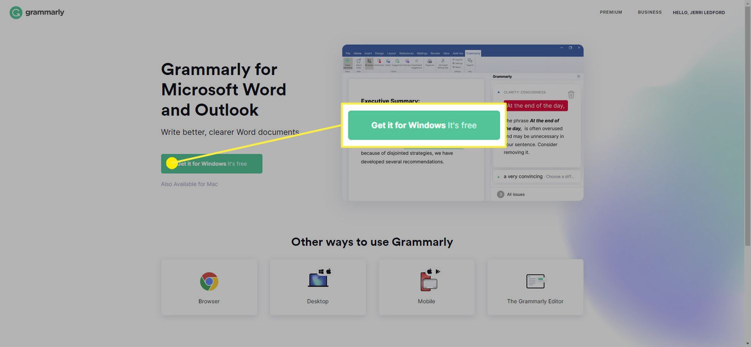 how-to-get-grammarly-to-work-on-word