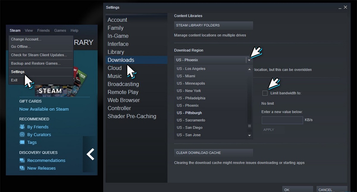 How To Increase Steam Download Speed 2015