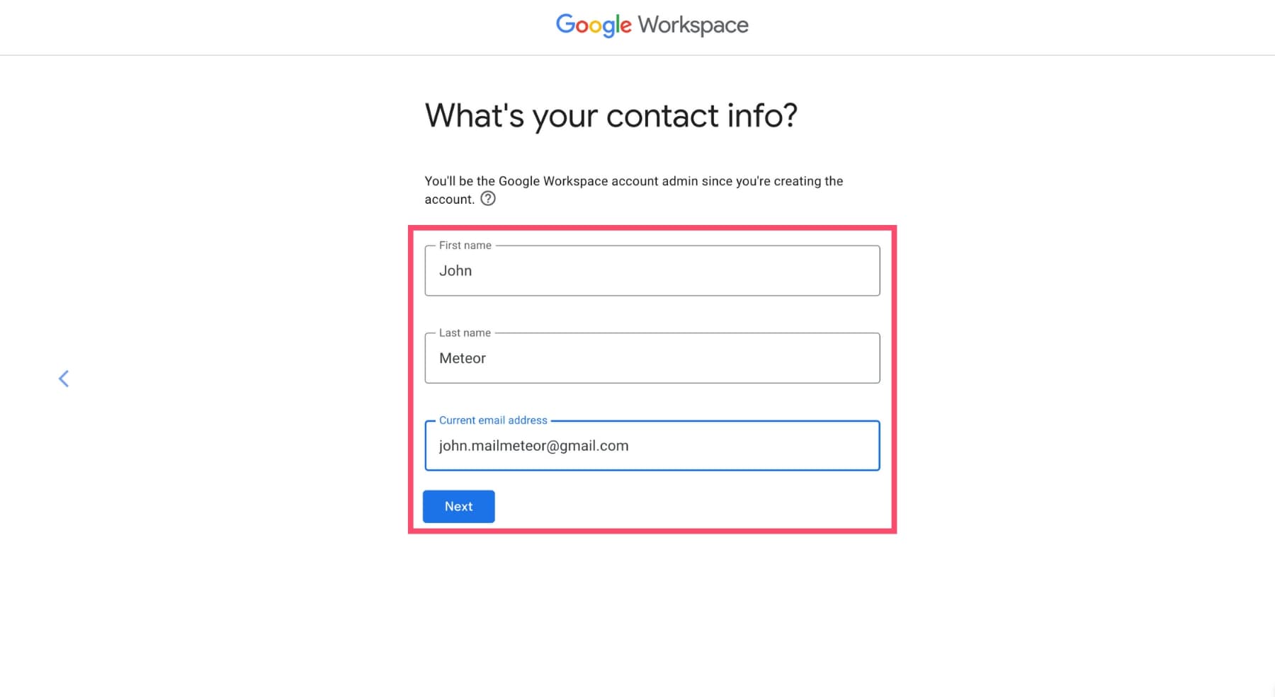 How To Make A Google Workspace Account