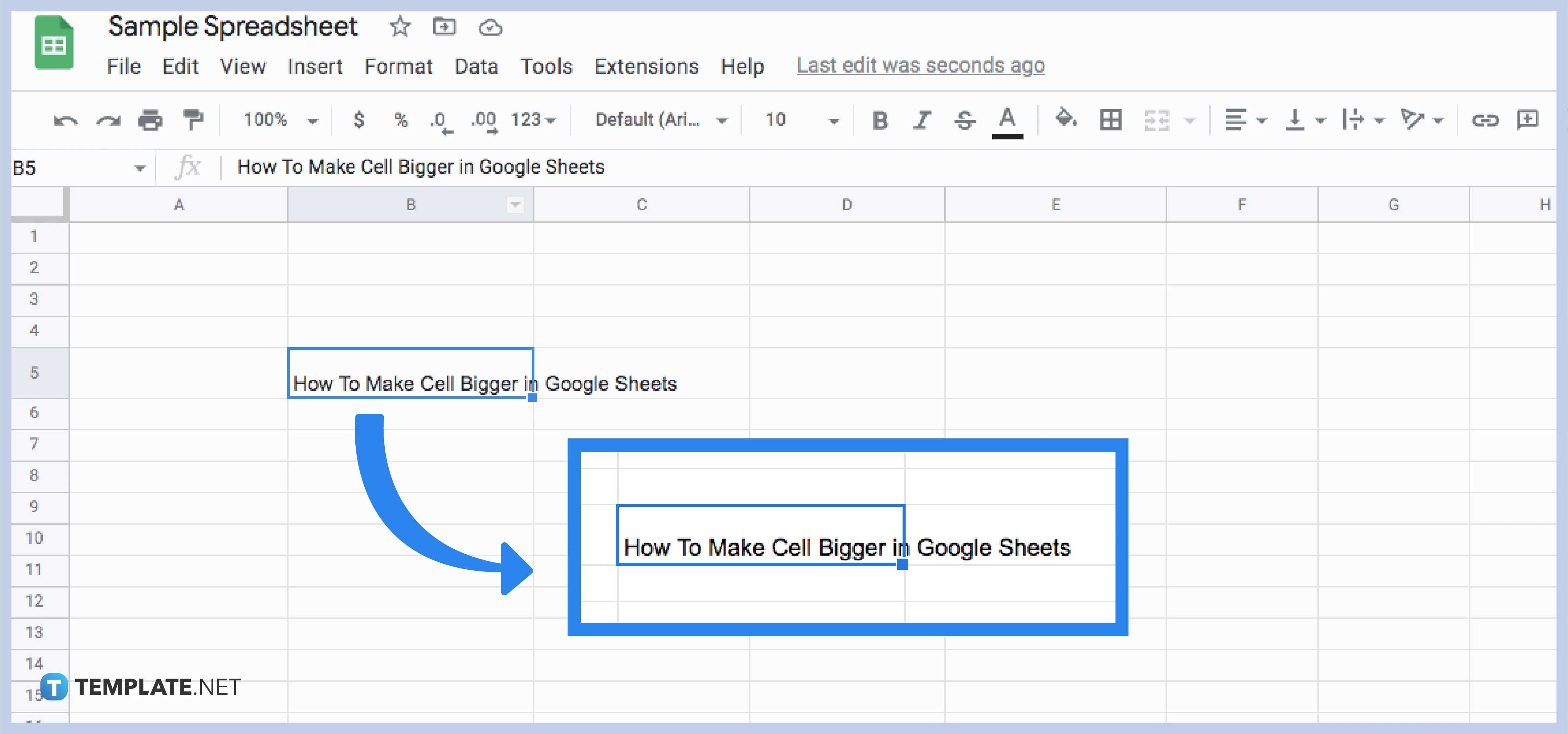 How To Make Cells Bigger In Google Sheets