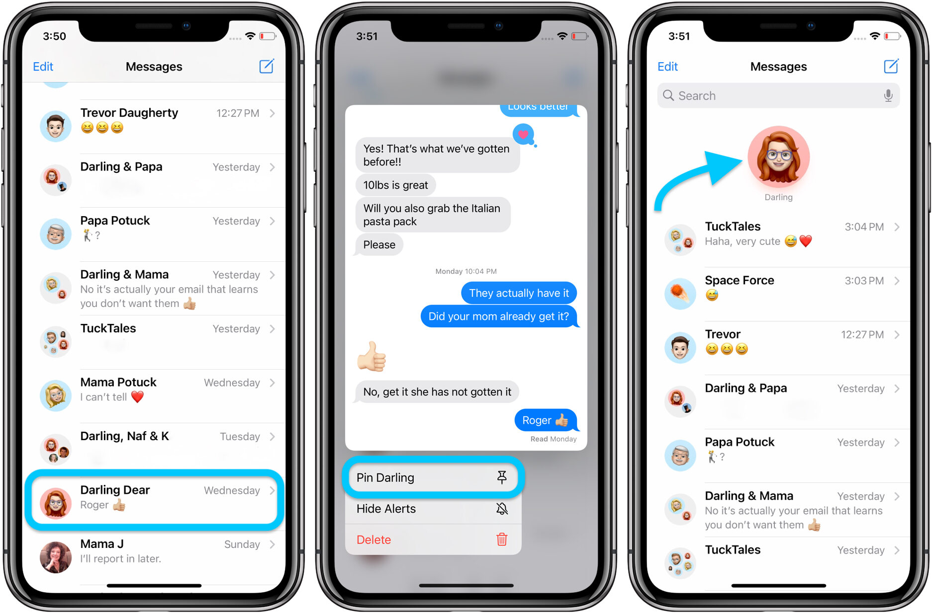 How To Pin On IMessage